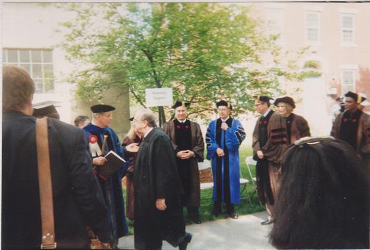 A very happy moment in my life when I visited Brown University in 1996. I snapped this picture of my beloved 49th Imam, His Highness the Aga Khan, and only realized that he was looking straight at my disposable nine dollar camera after I got the film processed in Philadelphia.  Photo by Abdulmalik Merchant