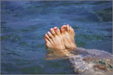 Barefooter in Water, Why not elsewhere for the Volunteers Week Going barefoot is usually saved for those special relaxing moments, but should it be?