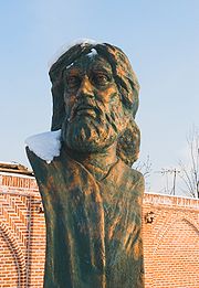 shams-tabriz Sculpture depicting Shams Tabriz near his grave in Khoy