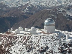 An observatory in the Chilean Andes The Andes in Chile, South America, is home to some of the world's most powerful telescopes - Wikipedia Image
