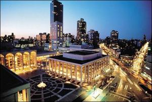 Damrosch Park, Lincoln Centre for the Performing Arts Damrosch Park, Venue of Free Outdoor Concert on June 9, 2009