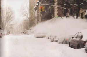 Broadway and West 101 St. after the snowstorm, New York. © Hussain Aga Khan