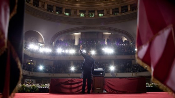 President Obama in Cairo "....I've come here to Cairo to seek a new beginning between the United States and Muslims around the world, one based on mutual interest and mutual respect, and one based upon the truth that America and Islam are not exclusive and need not be in competition. Instead, they overlap, and share common principles -- principles of justice and progress; tolerance and the dignity of all human beings." White House Photo: Chuck Kennedy