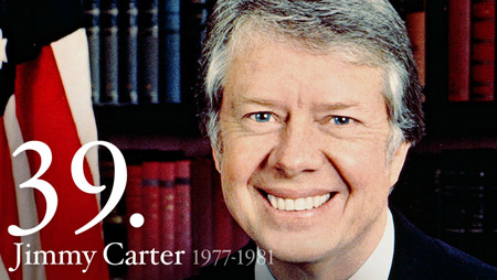 Jimmy Carter, the thirty-ninth President of the United States of America Jimmy Carter, the thirty-ninth President of the United States of America