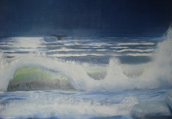 Waves off the Moon Waves off the Moon