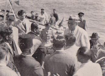 The visit started in Portuguese East Africa's city of Lourenco Marques The visit started in Portuguese East Africa's city of Lourenco Marques