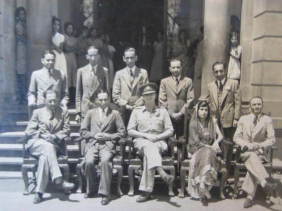 Prince Aly Khan in Nairobi group photo