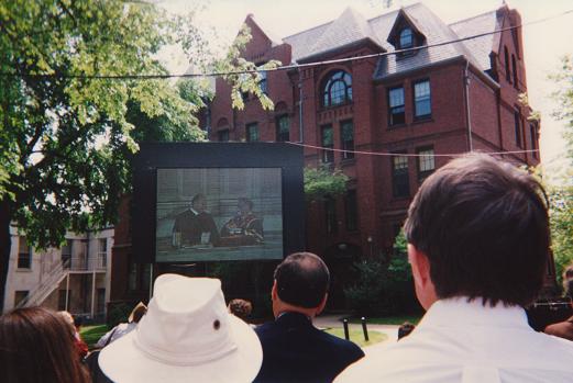 Aga Khan IV, 49th Ismaili Imam, at Brown University