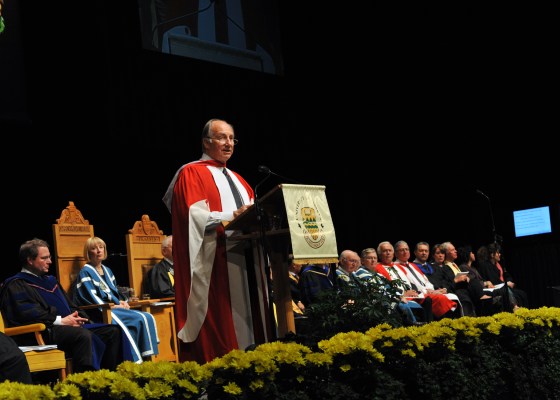 Aga Khan IV, 49th Ismaili Imam, at the University of Alberta, in 2009