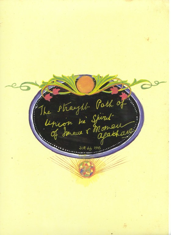 The 1947 volume contains Imam Sutan Muhammad Shah's autographed message for the first issue of "Rahe Rast", published in 1945