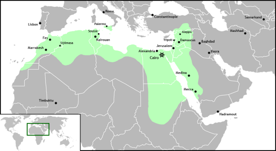 Fatimid Caliphate at its greatest extent