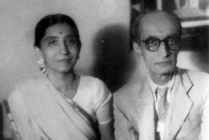 Jyotindra Dave and wife Karsukh