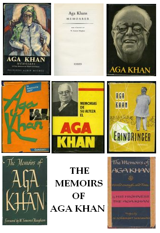 The English and European translations of "The Memoirs of Aga Khan"
