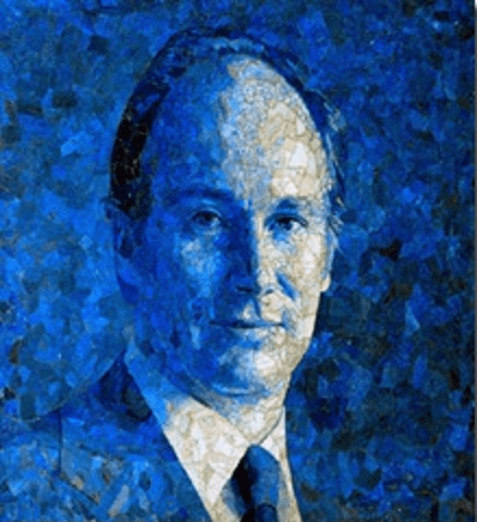 Gulgee’s Lapis-Lazuli Mosaic of His Highness the Aga Khan