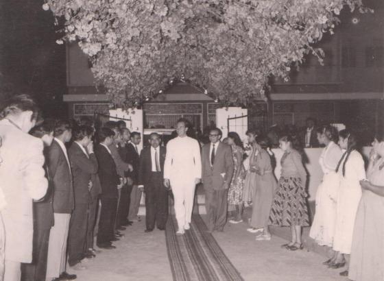 His Highness the Aga Khan at Eastleigh Jamatkhana