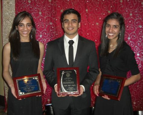Awards Photo From l to r: Serena, Zul and Zahra
