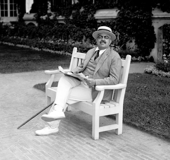 His Highness the Aga Khan III photographed in 1921