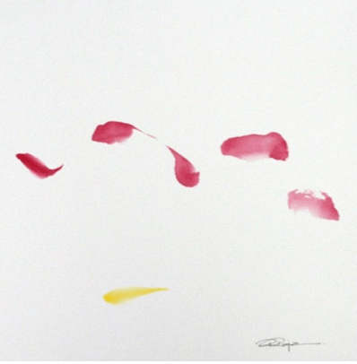 "Breeze" by Rubina Rajan. Watercolour on paper, 12 x 12