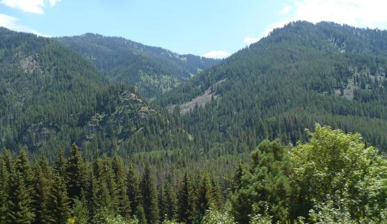 Scenic drive from Salt Lake City, Utah, to Jackson, Wyoming via Idaho State Highway 34