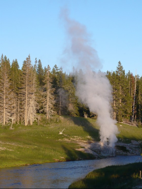 Riverside Geyser Yellowstone
