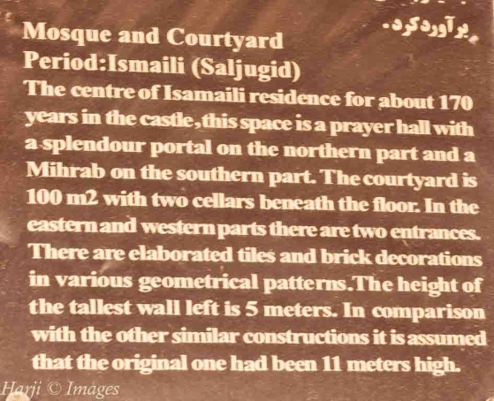 The discovery of a prayer room at Alamut