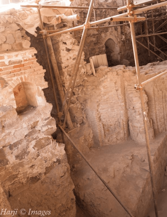 A section of the prayer hall at Alamut.
