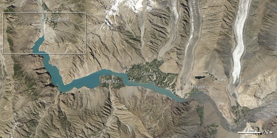 Hunza Valley Landslide Lake