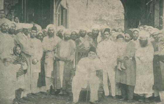 His Highness the Aga Khan with his Ismaili followers from Badakhshan