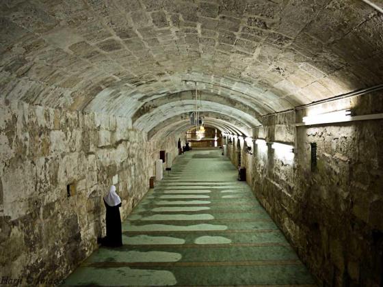 It is believed that Prophet Muhammad (s.a.s.) prayed at this mosque (which is in the basement of present day Al Aqsa Mosque) before he took the night journey to heaven. Photo: Muslim Harji, Montreal, PQ. Copyright.