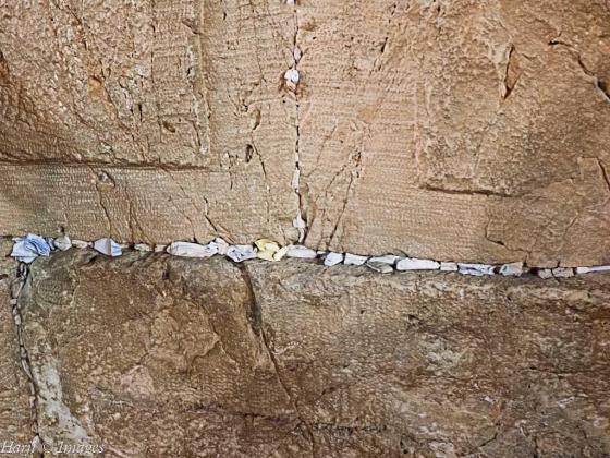 It is a centuries-old custom for Jews to place kvitelach containing personal prayers to God between the stones of the Western Wall in Jerusalem.