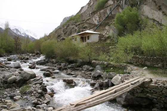 2004 - A micro hydro plant room in Garam Chasma.