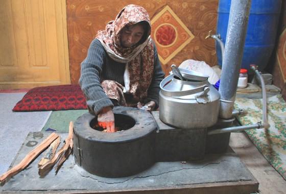 2011 - Improved stove in use, Nagar valley