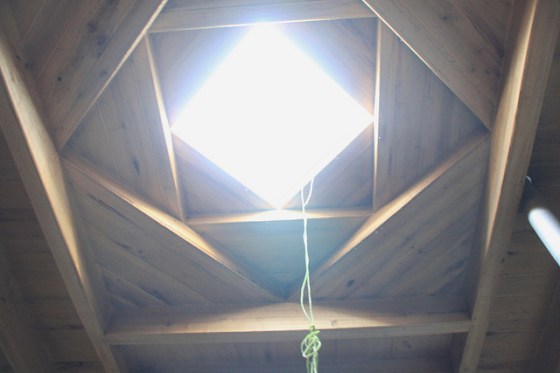 2011 - Roof hatch window installed