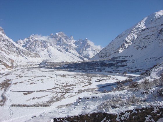 Shimshal valley in winter. Photo: Wikipedia.