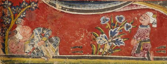 In his Khamsa, Shab-i Qadr (the Night of Power), the renowned Persian poet Amir Khusraw Dihlavi (d. 1325 CE) tells the story of a saint who made a failed attempt to stay awake until the Laylat al-Qadr. This image is taken from a folio in the Aga Khan Museum collection; the Toronto museum is due to open in 2014. Photo: Courtesy of the Aga Khan Museum