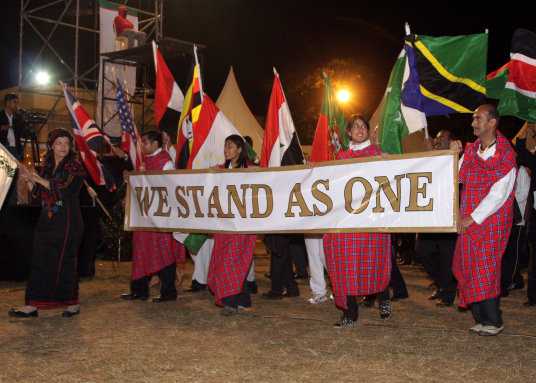 The Golden Jubilee Games - a gathering of thousands of athletes and volunteers from around the world. Photo: The Ismaili/ Akber Dewji (Hakim Sons)
