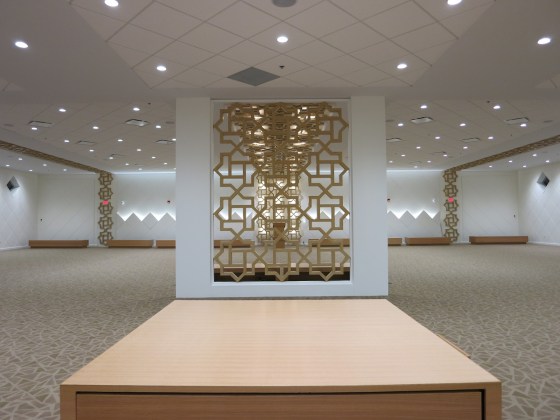 Ottawa Jamatkhana prayer hall. Please click on image for architect's statement and additional photos. Photo: Alia Noormohamed