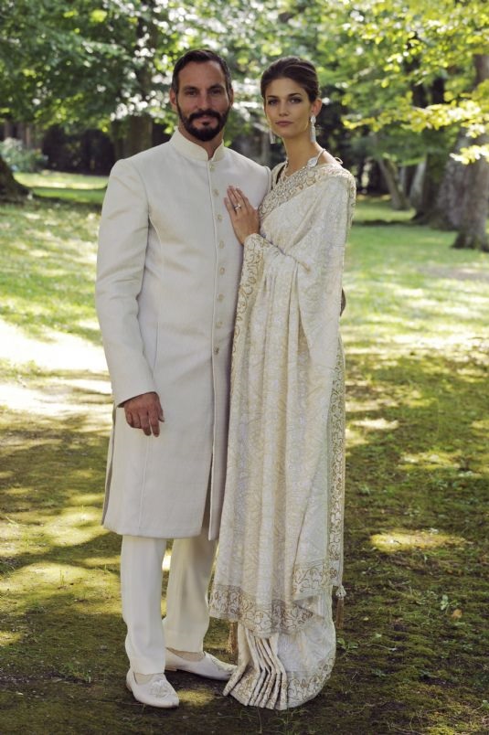 Prince Rahim and Princess Salwa on their wedding day on August 31, 2013. Photo: TheIsmaili / Gary Otte.