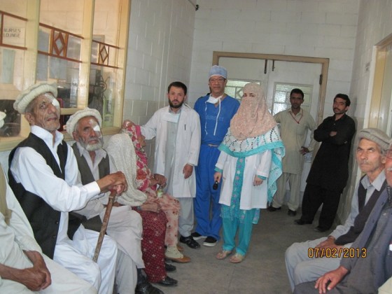 Dr. Kurwa with a group of grateful patients. Photo: Badrudin Kurwa Collection. Copyright.