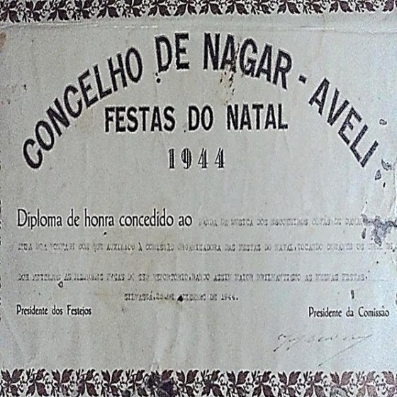 Certificate of Appreciation to the Ismaili Scout Band in 1944