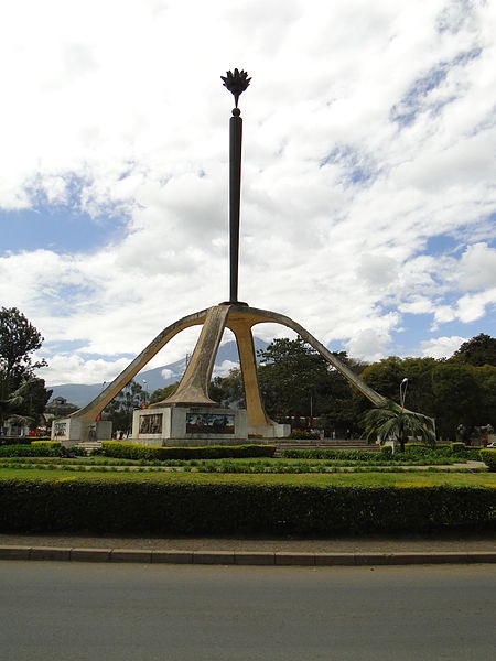 The Arusha Declaration Monument, also known as Uhuru Freedom Monument is located on Arusha. Photo: Wikipedia.