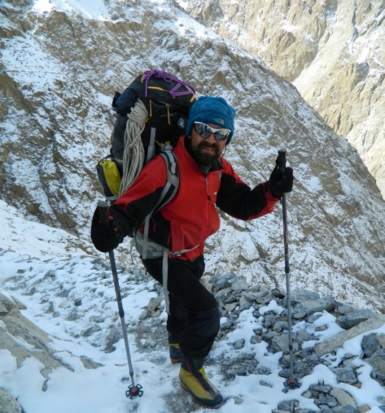 Mirza Ali on Mt. Everest. Photo: Mirza Ali Collection. Copyright.