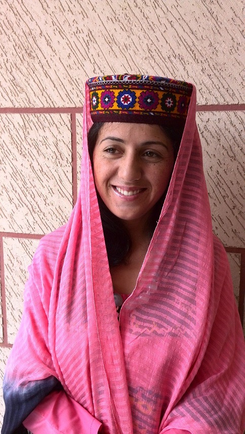 Samina Baig's cultural elegance captured in this exquisite cultural dress from Hunza. Photo: Samina Baig's Facebook page.