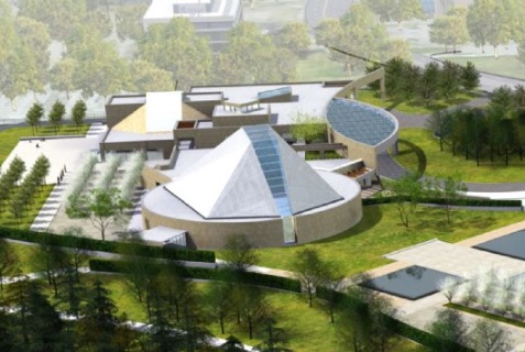 An artistic rendering of the Ismaili Centre, the Aga Khan Museum and their Park. Photo: The Ismaili/Imara. 