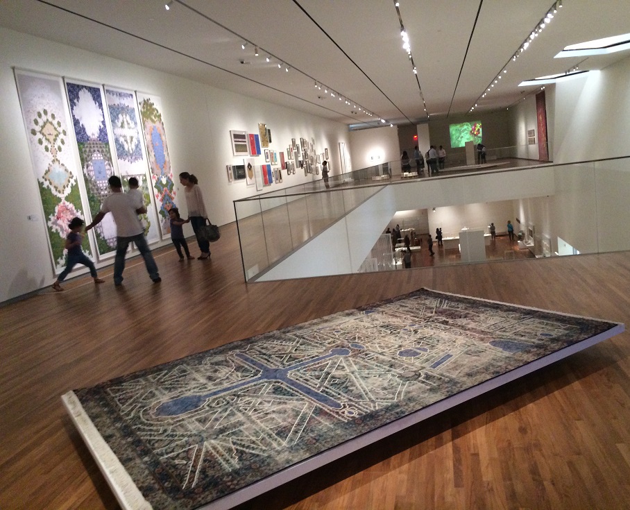 "Garden of Ideas" exhibition in the upper gallery of the Aga Khan Museum. Photo: Malik Merchant/Simerg. Please click for article.