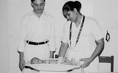 Midwives are frontline health care providers playing a vital role in reducing maternal mortality. The Aga Khan Hospital’s Nursing and Midwifery Service is committed to providing effective and efficient care to meet the needs of its patients. The Service delivers a high standard of patient care that is intended to exceed expectations of patients, families and the local community. Nurses are trained on a regular basis to cope with technological advances and societal complexities.Photo: The Aga Khan Hospital for Women, Karimabad