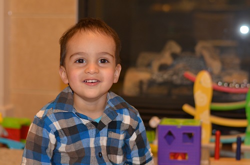 One of Yasmin Hasan's poems is dedicated to her grandson, Kian, pictured above. Please click on photo for her anthology. Photo: Yasmin Hasan. 