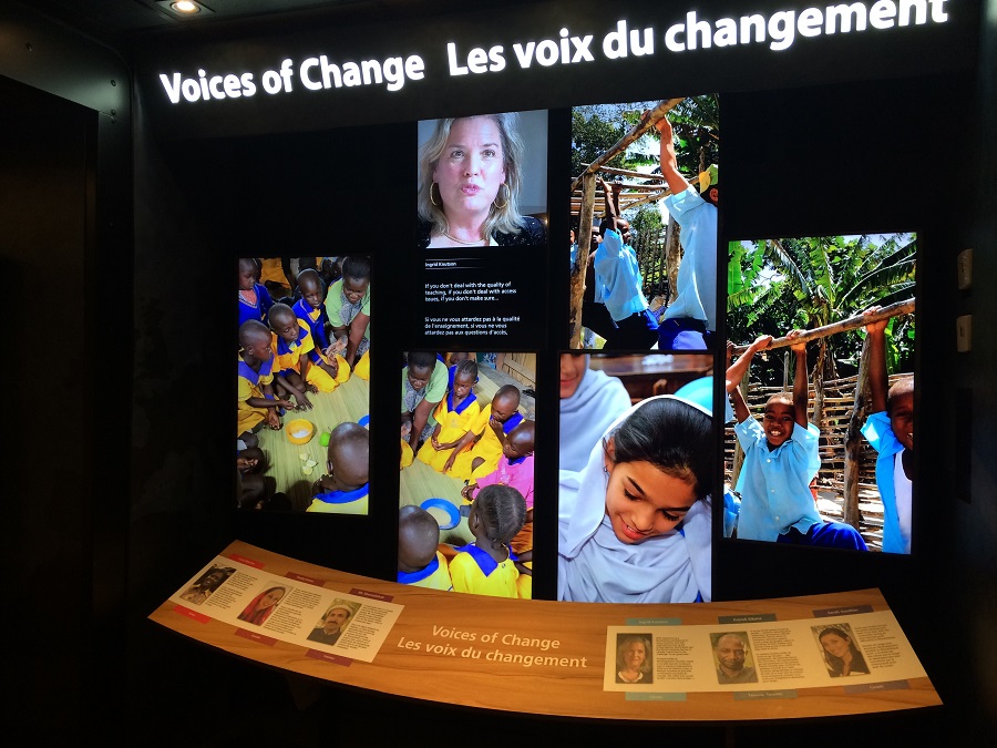 Inside the bus, an exhibit. Photo: Malik Merchant/Malik
