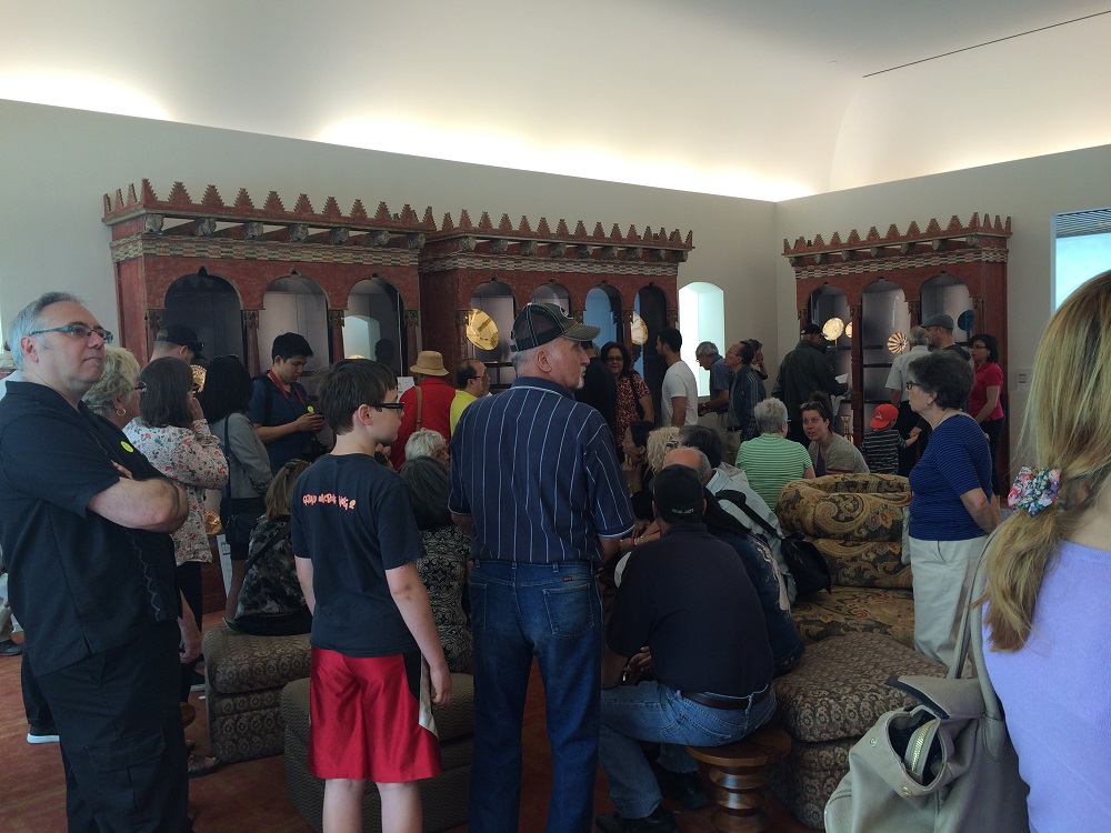 May 24th 2015 - Toronto's 16th Annual Doors Open. The Aga Khan Museum Bellerive Room (Prince Sadruddin Aga Khan Collection). Photo: Malik Merchant/Simerg. Copyright.