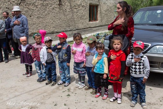 Upon arriving at the village of Rushan, we were greeted by children singing the 